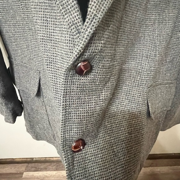 Pendleton Wood blend Gray Blazer Size 46 - Picture 4 of 11